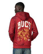 Tampa Bay Buccaneers & X-Men Comic Zip Up Hoodie