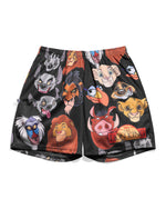 The Lion King Heads Retro Shorts