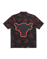 The Rock Black Bull Button Up Shirt