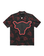 The Rock Black Bull Button Up Shirt