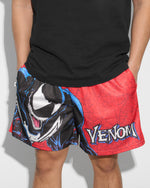 Venom Spider Webs Retro Shorts