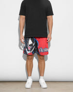 Venom Spider Webs Retro Shorts