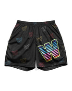 WWE New Gen Block Logos Retro Shorts