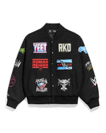 WWE Superstar Logos Varsity Jacket
