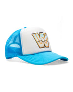 WWE OG Logo Blue Trucker Hat