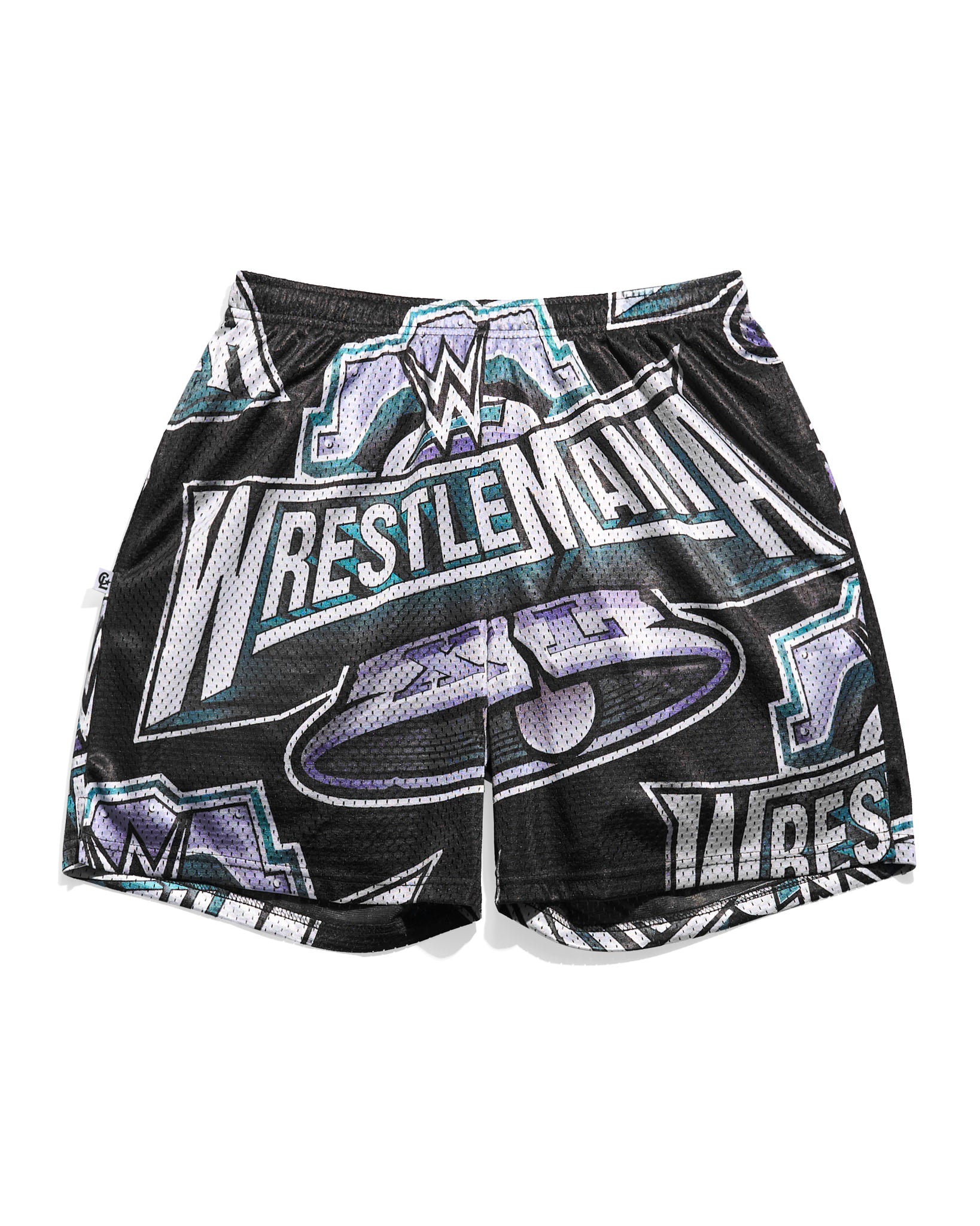 WrestleMania 40 Big Logo Retro Shorts