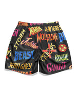 X-Men Logos AOP Retro Shorts