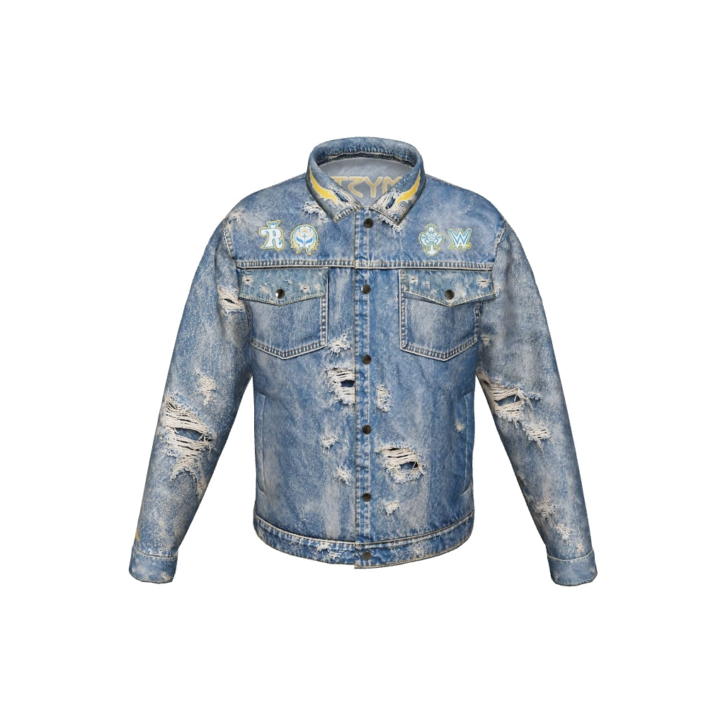 Rey Mysterio Printed Denim Jacket