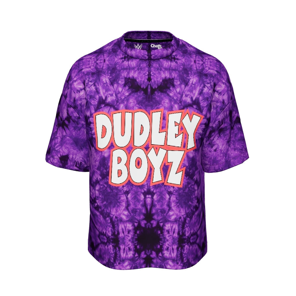 Dudley Boyz Purple Tie Dye T-Shirt