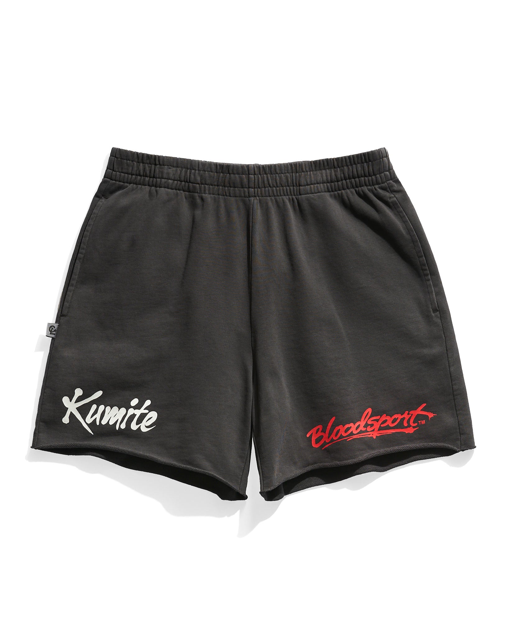 Bloodsport Kumite Logo Faded French Terry Shorts