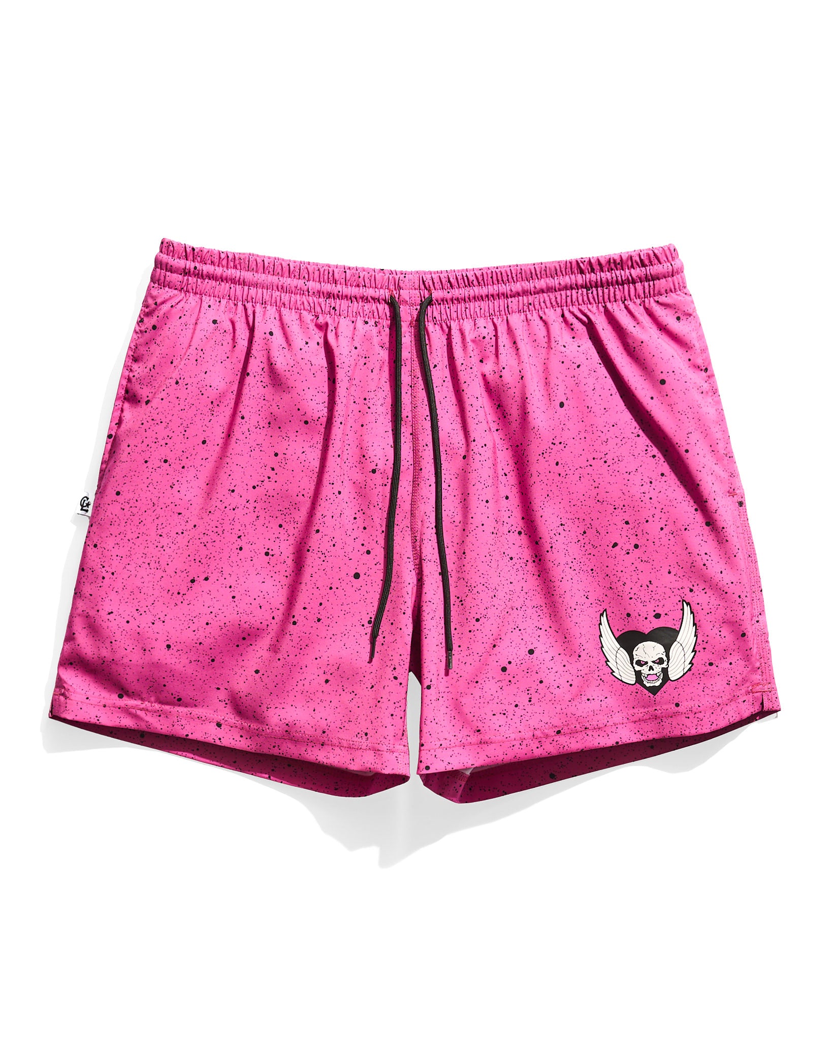 Bret Hart Speckle Pink Active Shorts