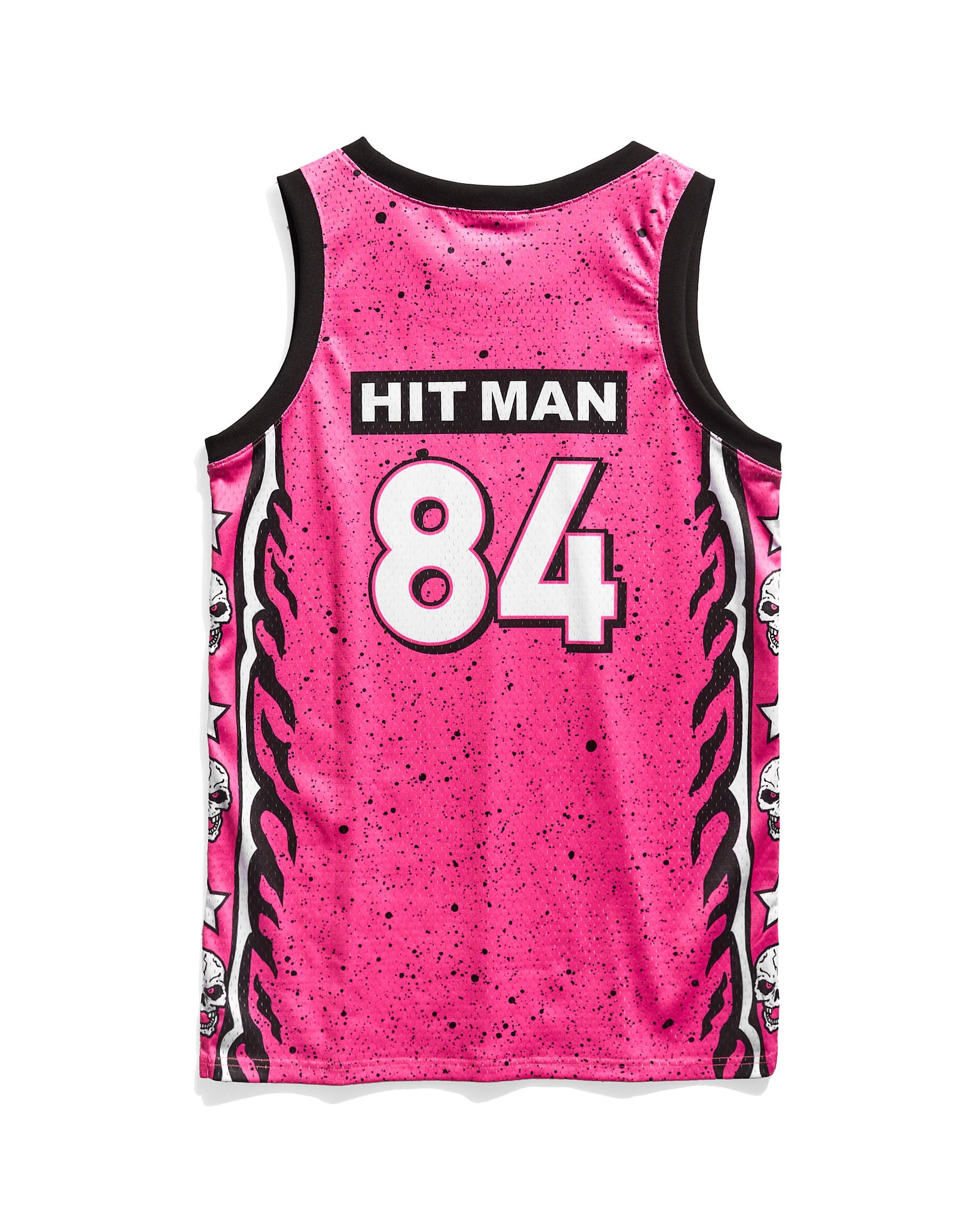 Head Gear Pink Panther Black Basketball Jersey, Black / 2XL