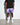 Chalk Line Purple Marble Retro Shorts