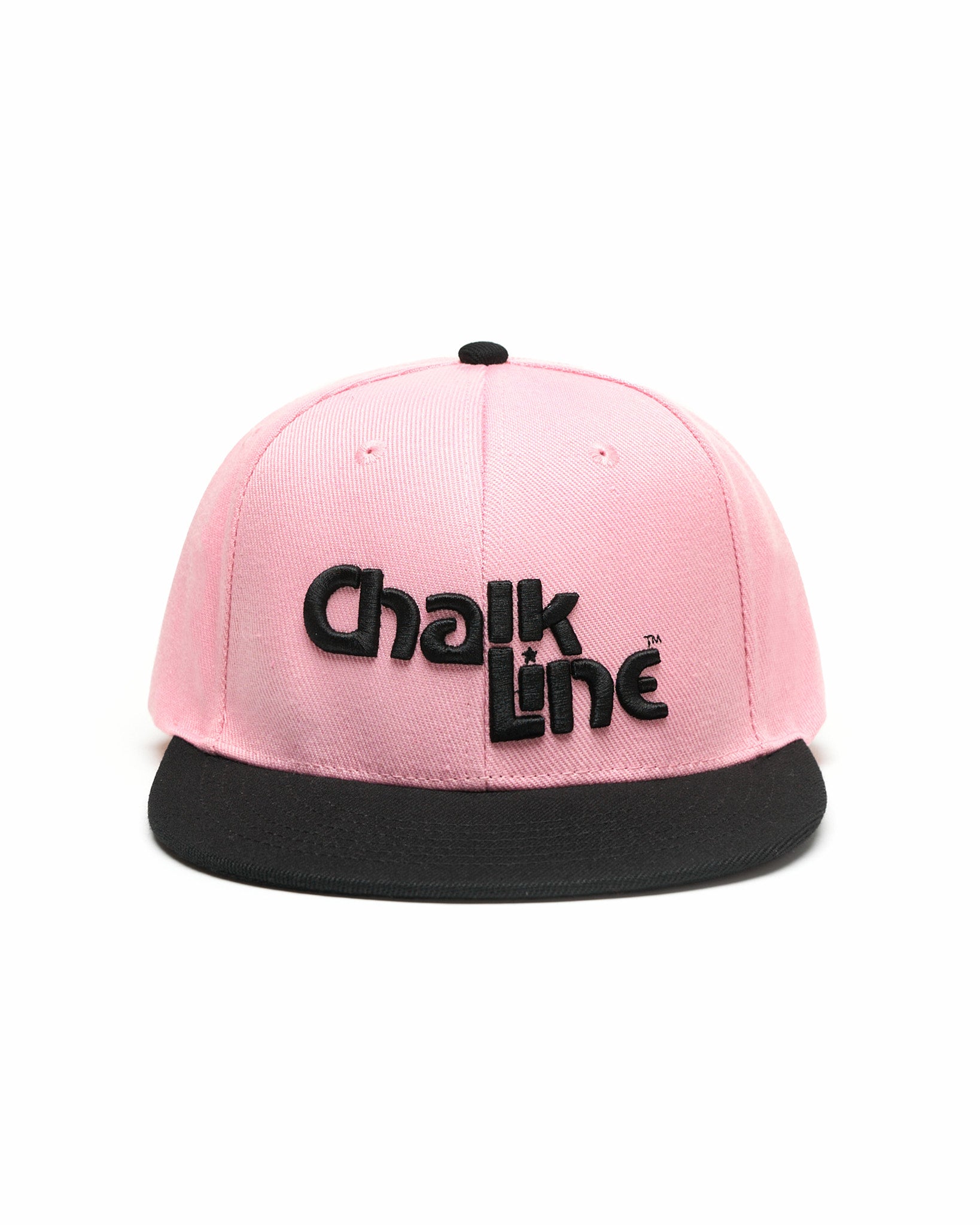 Chalk Line Pink & Black Snapback Hat