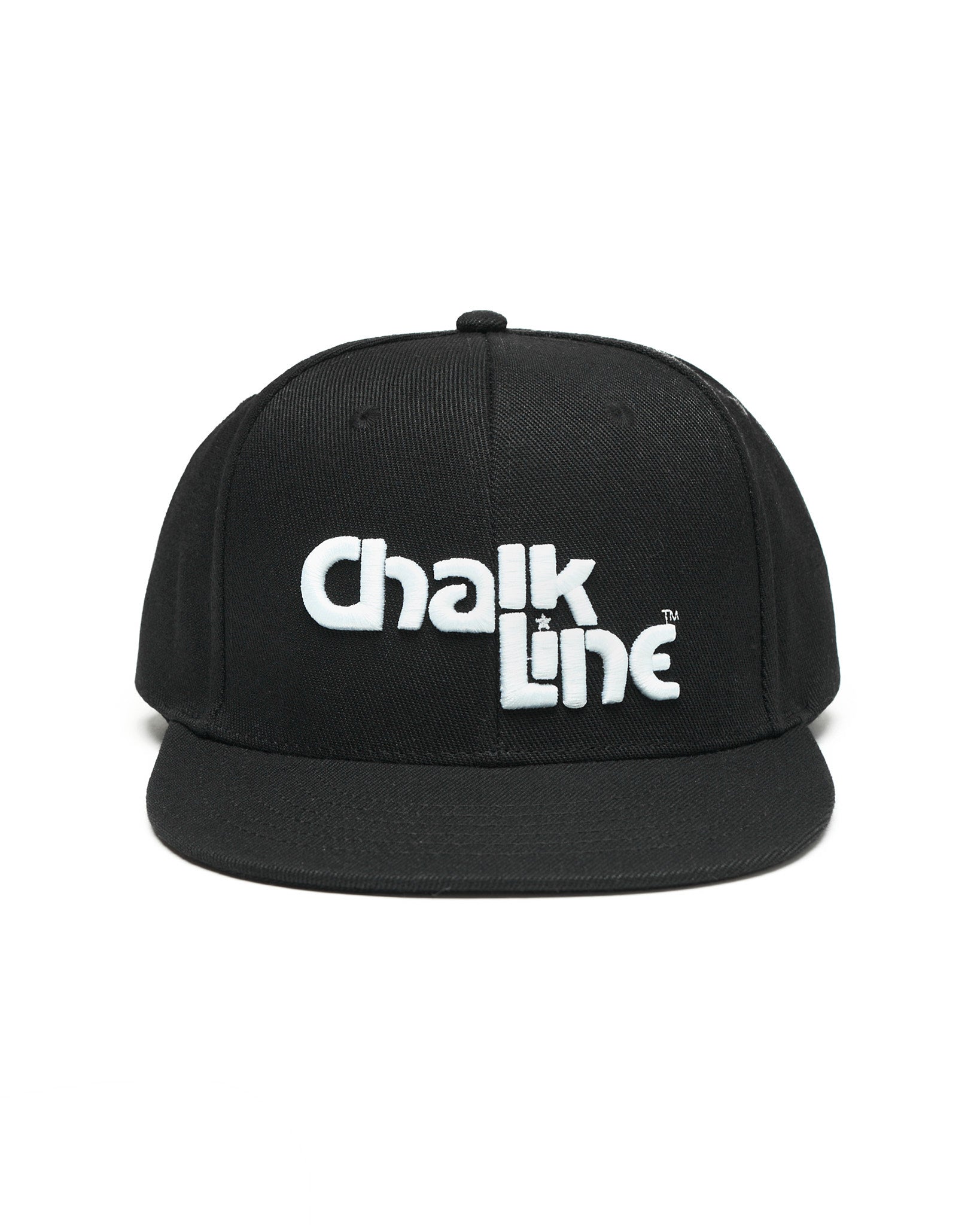 Chalk Line Black & White Snapback Hat