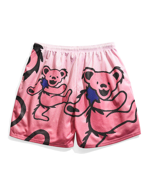 Grateful Dead Pink Bear Retro Shorts