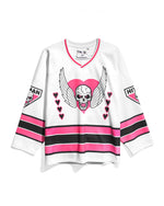Hart Foundation White Retro Hockey Jersey