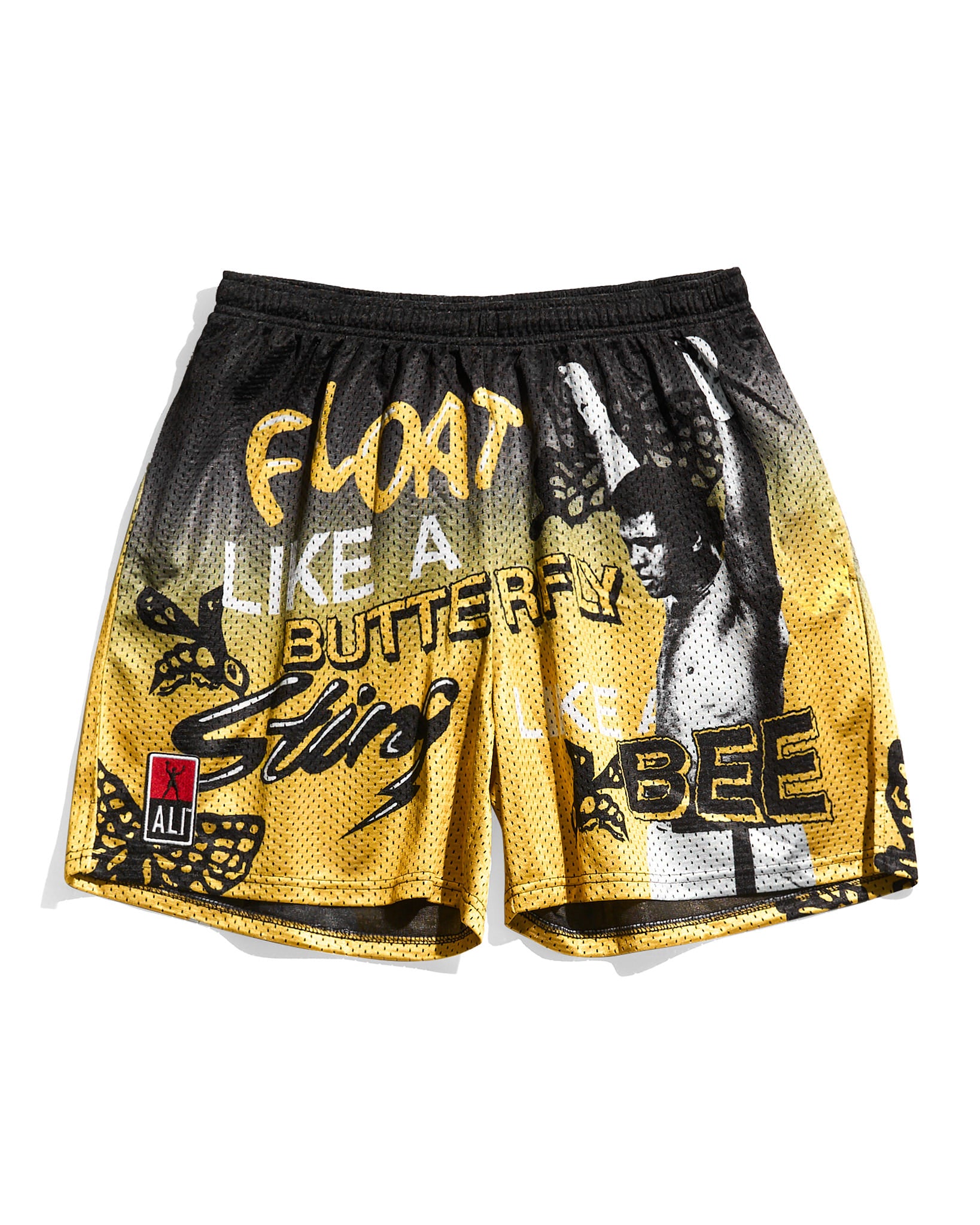 Muhammad Ali Float Like A Butterfly Retro Shorts