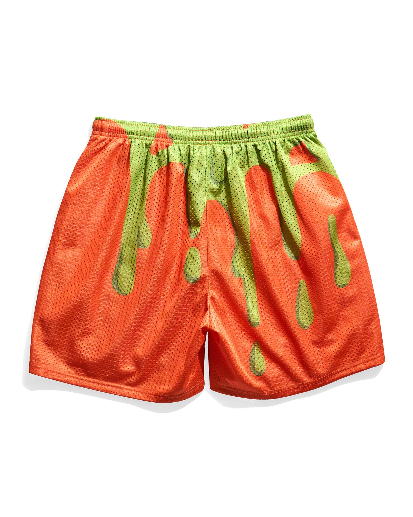 Slime Orange Retro Shorts