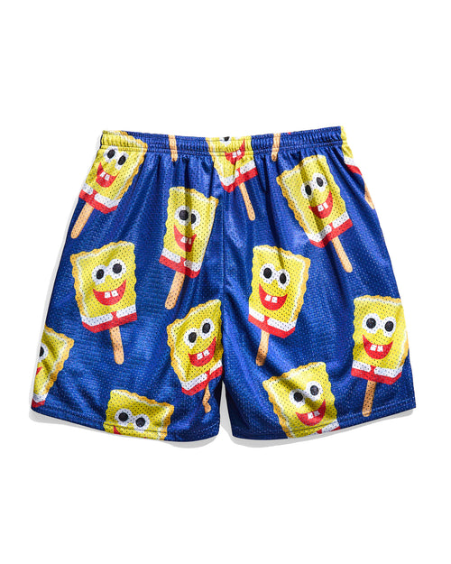 SpongeBob Popsicle Royal Blue Retro Shorts
