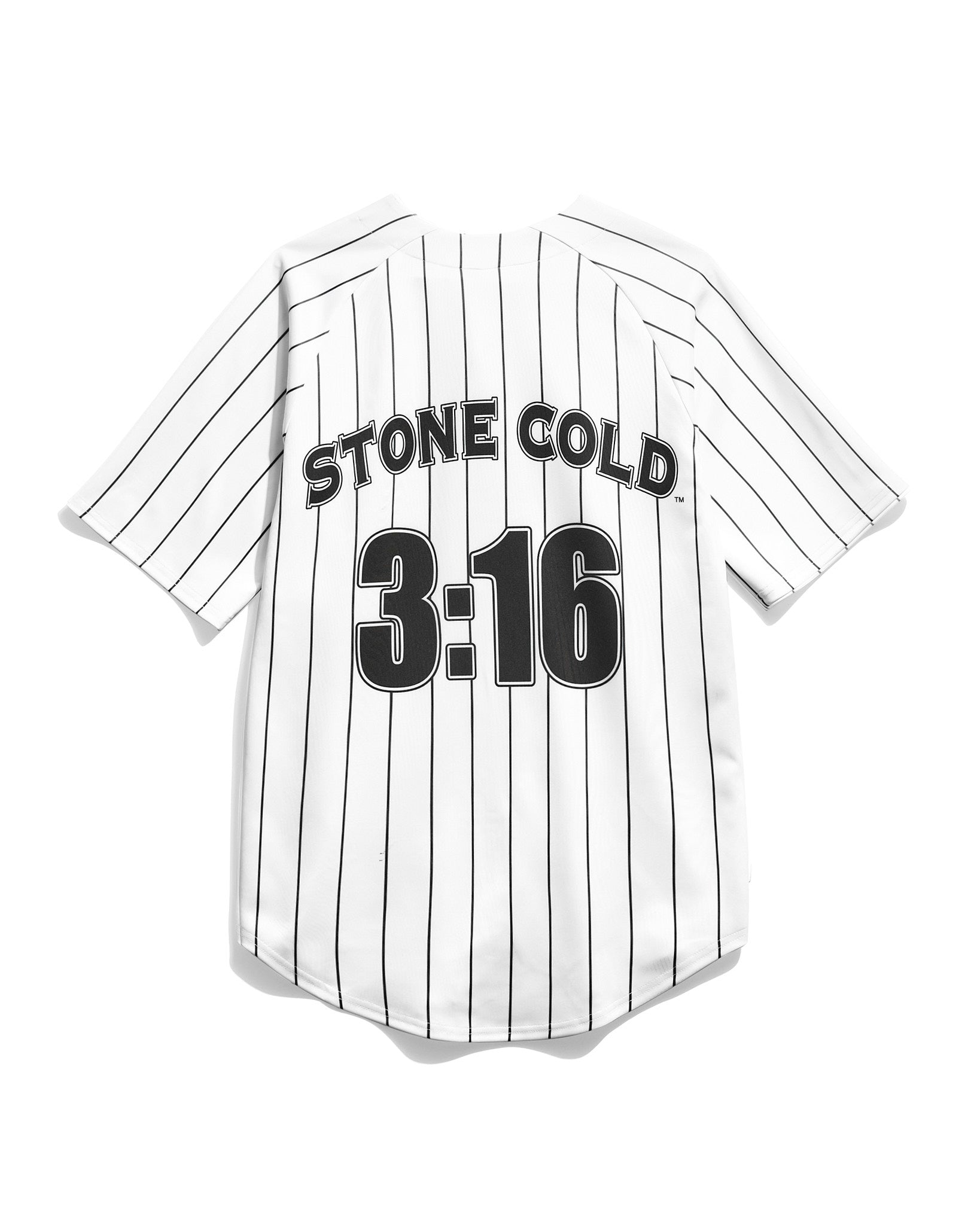 Stone Cold Steve Austin 3:16 White Baseball Jersey