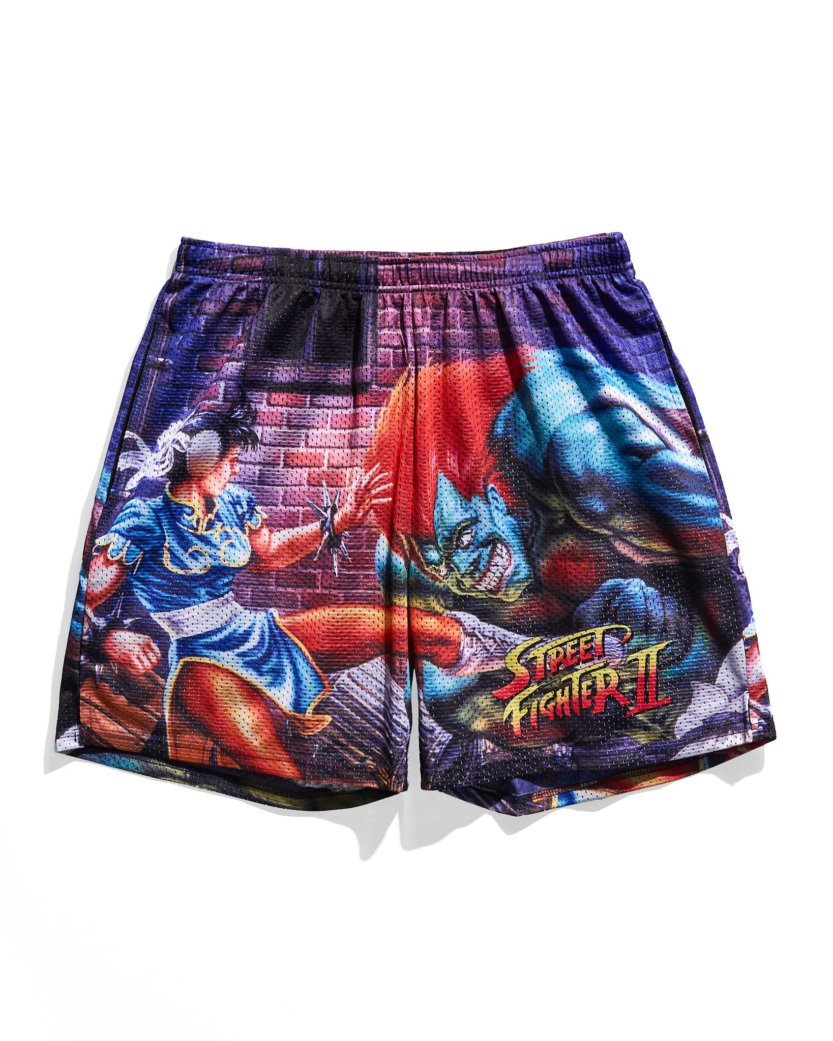Street Fighter 2 Cover Retro Shorts