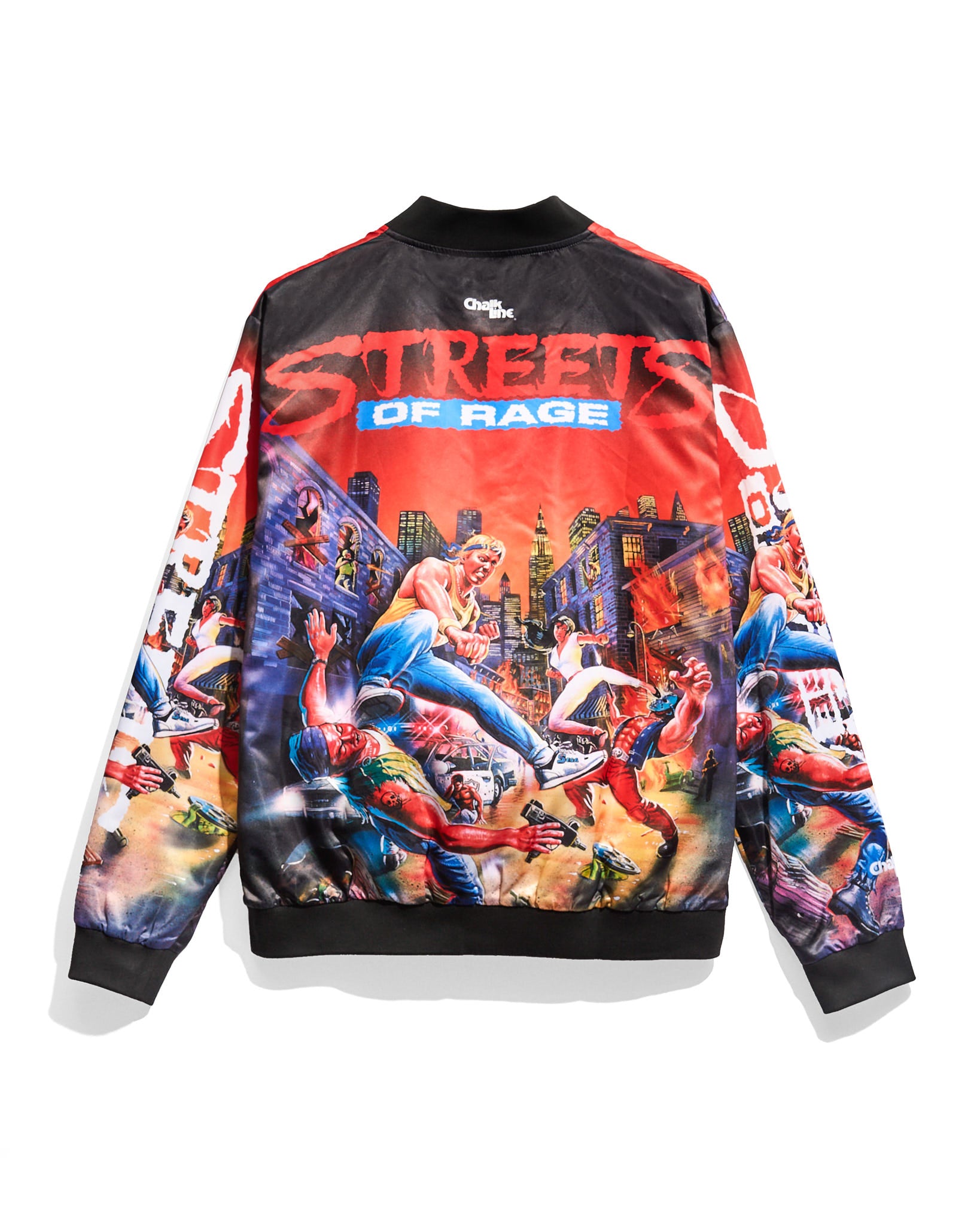 Streets of Rage Retro Satin Jacket