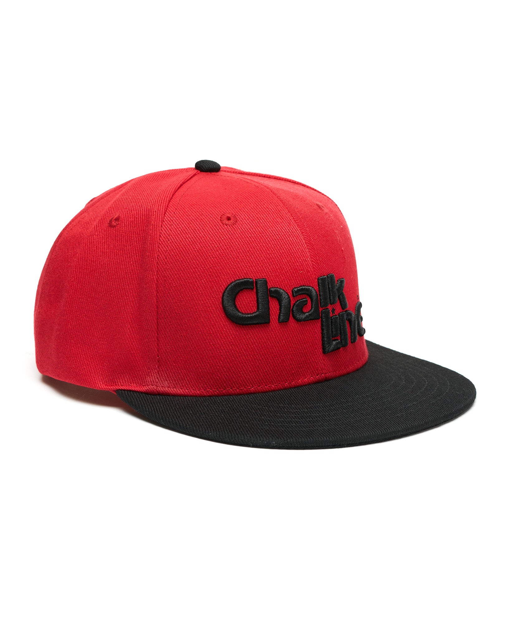 Chalk Line Red & Black Snapback Hat
